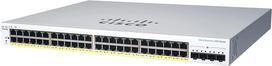 tinklo sakotuvas 48 port - Cisco CBS220-48T-4G-EU Managed L2 Gigabit Ethernet Switch White (Balta) - 1 nuotrauka