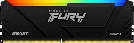 1 35 - Kingston FURY Beast RGB 32 GB, DDR4, 3200 MHz, CL16, Juodas (Black) - 1 nuotrauka