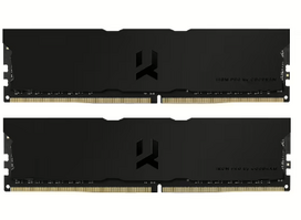 64gb ddr4 - Goodram IRDM Pro 64GB (2x32GB) DDR4 3600MHz CL18 Juodas (Black) - 1 nuotrauka