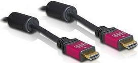 speedy 4 - Delock 84335 HDMI Kabelis 5 m Juodas/Raudonas (Black/Red) - 1 nuotrauka