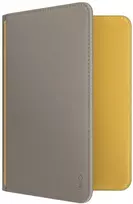rfid deklas - UNIQ Belmont Passport Case RFID Blocking Pilkai Geltona (Grey/Yellow) - 1 nuotrauka