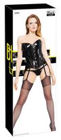 moto apranga - Black Level Vinyl Corsage 2XL Seksuali lateksinė apranga - 1 nuotrauka