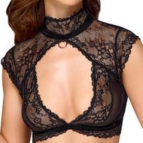 moto apranga - Cottelli bondage Bondage Bra Set xl Seksuali lateksinė apranga - 11 nuotrauka