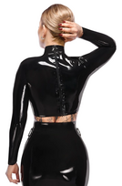 moto apranga - Late X Latex Shirt xl Seksuali lateksinė apranga - 3 nuotrauka