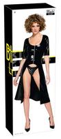 moto apranga - Black Level Vinyl Coat Dress L Seksuali lateksinė apranga - 1 nuotrauka
