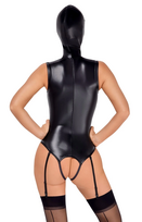 moto apranga - Bad Kitty Body & Mask S Seksuali lateksinė apranga - 2 nuotrauka