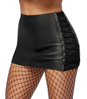 seksualus apatiniai odiniai - Zado Leather Skirt xl Seksuali lateksinė apranga - 4 nuotrauka