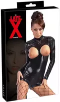 Late X Latex Body open cup 2XL Seksuali lateksinė apranga