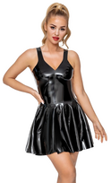 moto apranga - Late X Latex Mini Dress L Seksuali lateksinė apranga - 5 nuotrauka