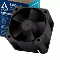 arctic fan 4 - Arctic S4028-6K Serverio Ventiliatorius 40mm Juodas (Black) - 1 nuotrauka