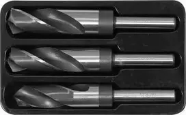 22mm graztas - Metalo grąžtų rinkinys Yato YT-44626, metalui, hss, tiesus, 22-25 mm, 3 vnt. - 1 nuotrauka