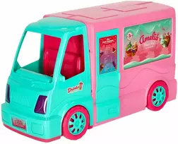 leliu kemperis - Ikonka lėlių automobilių rinkinys "Food truck" 21 el. - 1 nuotrauka