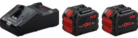 Bosch 1600A02T5W, 18 V, 2x12.0 Ah, Li-ion