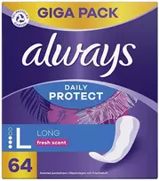 ALWAYS kasdieniai įklotai Daily Protect Long, 64 vnt.