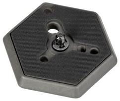 Manfrotto Hexagonal Adapter Plate normal 1/4 screw 030-14