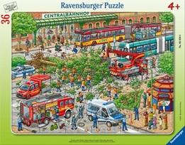 Dėlionė Ravensburger Frame Rescue On The Street 050260, 36 dalių