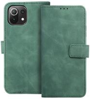 xiaomi mi 11 lite 5g deklas - Forcell Tender Book Case for Xiaomi Redmi Note 10 / Redmi Note 10S - Žalia (Green) - 1 nuotrauka