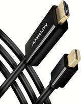 AXAGON RVDM-HI14C2 Mini DisplayPort į HDMI kabelis 1.8m Juodas (Black)