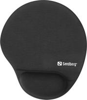 memory foam - Sandberg 520-37 Memory Foam Mousepad Round Juoda (Black) - 1 nuotrauka