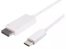 MicroConnect USB-C į DisplayPort kabelis 1m Baltas (White)