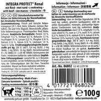 renal katems - Animonda Integra Protect Integra Nieren katėms su jautiena 100 g - 2 nuotrauka