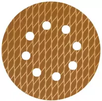 velcro juosta - Šlifavimo diskas DEDRA DED7947R10, 25 mm, Nr. 400, velcro, 5 vnt. - 1 nuotrauka