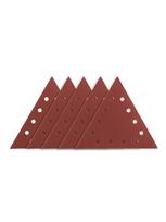 Velcro šlifavimo popierius K180, trikampis su 12 skylių, 5vnt šlifuokliui 59G264