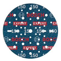 velcro juosta - Bosch Šlifavimo diskas O780,50 EXPERT, 150 mm, G150 2608902452, 50vnt. - 1 nuotrauka