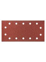 Velcro švitrinis popierius 115 x 230 mm, K60, 5 vnt., su skylutėmis