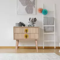 Naktinis staliukas Kalune Design City Seed, įvairių spalvų (Multicolor), 61 x 60 x 40 cm