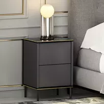 Naktinis staliukas Kalune Design Imaj 382NRC1802, antracitas (Anthracite), 60 x 40 x 35 cm