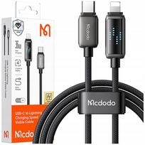 usb c i usb c 2m - Mcdodo CA-2630 USB-C to Lightning cable, 36W, LED display, 1.2m - 1 nuotrauka