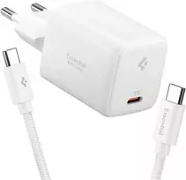 type 1 charger - Spigen EE451EU Essential USB-C 45W Wall Charger Baltas (White) - 1 nuotrauka