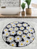 Vonios kilimėlis Foutastic Primula 359CHL4928, įvairių spalvų (Multicolor), 100 cm x 100 cm, Ø 100 cm