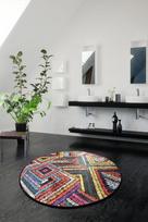 Vonios kilimėlis Foutastic Maglie 359CHL4130, įvairių spalvų (Multicolor), 100 cm x 100 cm, Ø 100 cm