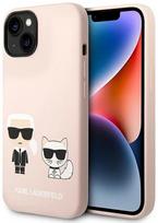 iphone 14 plus silicone case with magsafe - Karl Lagerfeld iPhone 14 Plus Silicone Case with MagSafe – Rožinė (Pink) - 1 nuotrauka