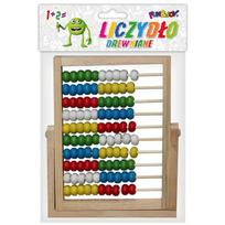 vaikiski - Titanum Abacus Mediniai skaitliukai 19 cm, įvairių spalvų - 1 nuotrauka