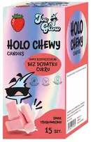 Joe Glow kramtomieji saldainiai be pridėtinio cukraus, braškių skonio, 90 g