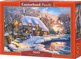 Castorland dėlionė Winter Cottage 53278, 500 vnt.