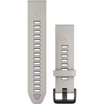 silikonines apyrankes laikrodziams 20mm - Garmin QuickFit 20mm Silikoninė apyrankė, Rūko pilka/levanda (Fog Gray/Lavender) - 1 nuotrauka