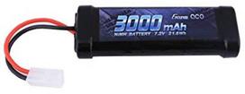 elektromobiliu akumuliatoriai - Akumuliatorius Gens Ace 3000mAh 7.2V NiMH Tamiya - 1 nuotrauka