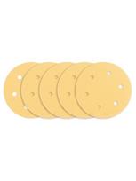 Šlifavimo popierius su lipduku 225 mm, K120, 5 vnt., su 6 skylutėmis šlifuokliui 59G264, 59G265