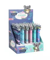 Automatinis trinamasis rašiklis COLORINO Koala 0,5mm, mėlyna (Blue)
