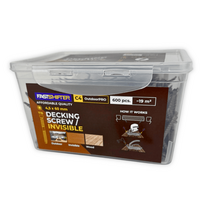 Medsraigčiai Fastshifter Invisible, C4, 4,5 x 60 mm, Ruda (Brown), 600 vnt.