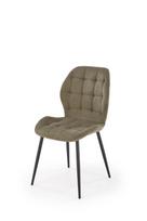 alyvuogiu spalvos kede - Valgomojo kėdė Halmar K548, alyvuogių žalia (Olive Green) - 1 nuotrauka