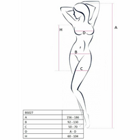 seksualus apatiniai - Seksuali suknelė moterims Passion Woman BS027, raudona - 2 nuotrauka