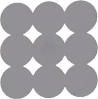 duso kilimelis - Dušo kilimėlis GEDY GIOTTO 985555, pilka (Grey), 55 x 55 cm - 1 nuotrauka