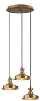 Šviestuvas kabinamas Opviq Berceste 182VINTAGE-S2 521SHN3264, E27, 3 x 40 W, bronza sp.
