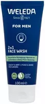 Weleda For Men 2in1 Face Wash valomasis veido ir barzdos gelis vyrams - 100 ml.