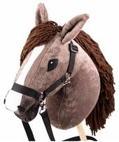 hobby horse zirgai - Žirgas ant lazdos Hobby Horse Skippi, rudas - 1 nuotrauka